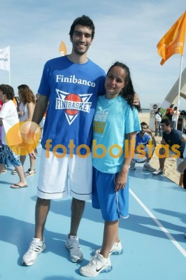 Campo na praia
