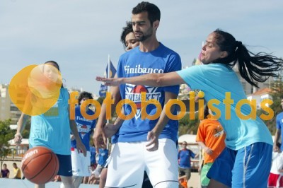 Campo na praia