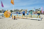 Campo na praia