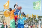 Campo na praia