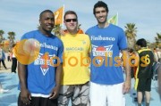 Campo na praia
