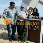 Campo na praia