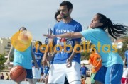 Campo na praia