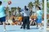 Campo na praia