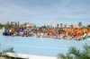Campo na praia