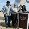 Campo na praia